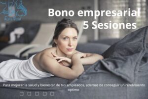 Bono de masaje empresariales 5 sesiones