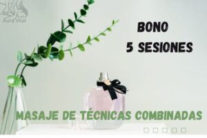 Bono de masaje técnica combinada 5 sesiones