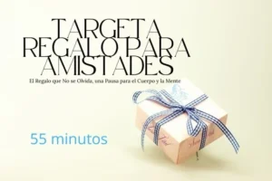 Tarjeta de regalo de masaje para Amistades