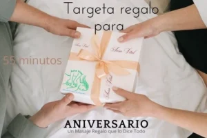 Tarjeta de regalo para aniversario